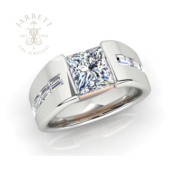 Platinum 3.00ct Diamond Ring