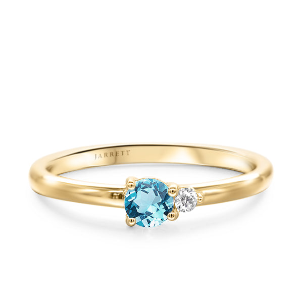 Gold and deals topaz ring