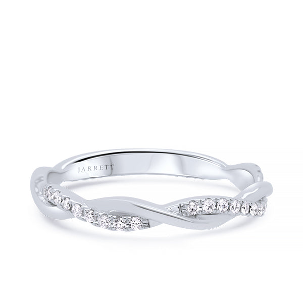 18ct 22-Diamond Twisted-Vine Band