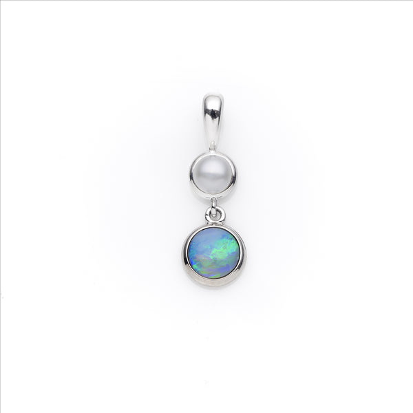IKECHO Freshwater Pearl The Florence Pendant in Sterling Silver