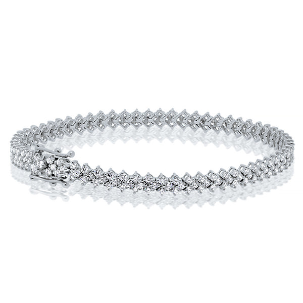 18ct 3.50ct Diamond Tennis Bracelet