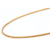 Light Wheat-link Chain in 9ct Yellow Gold