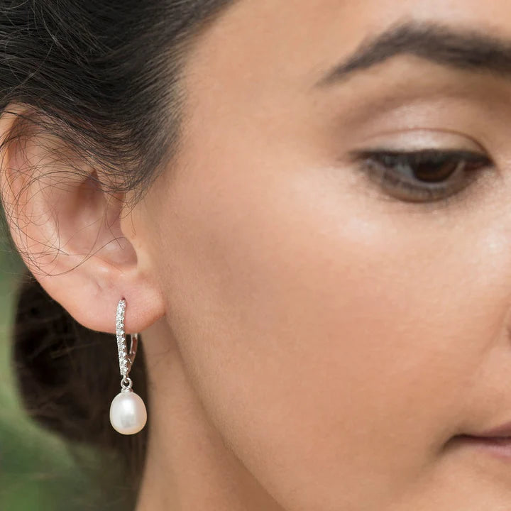 Ikecho Eliza Freshwater Pearl Earrings