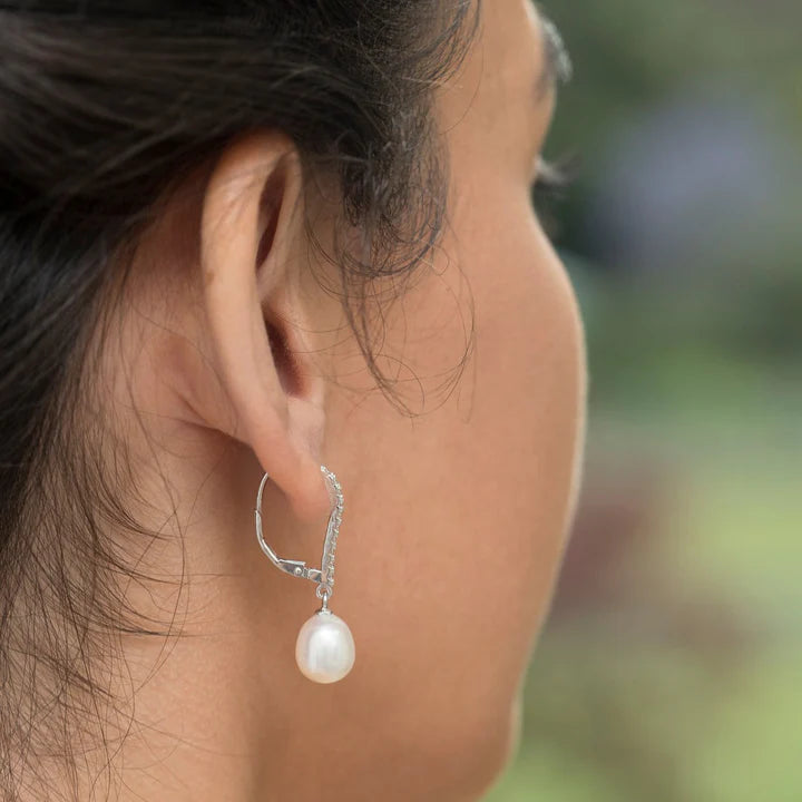 Ikecho Eliza Freshwater Pearl Earrings