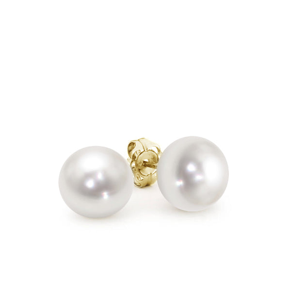 9ct 8mm South Sea Pearl Stud Earrings 017-02445