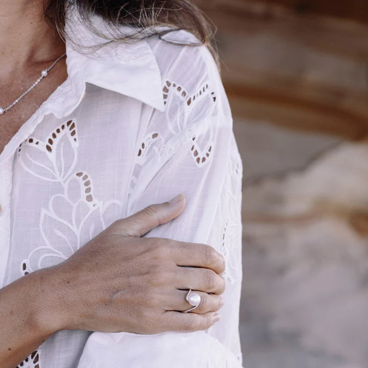 Ikecho Sybil Freshwater Pearl Ring