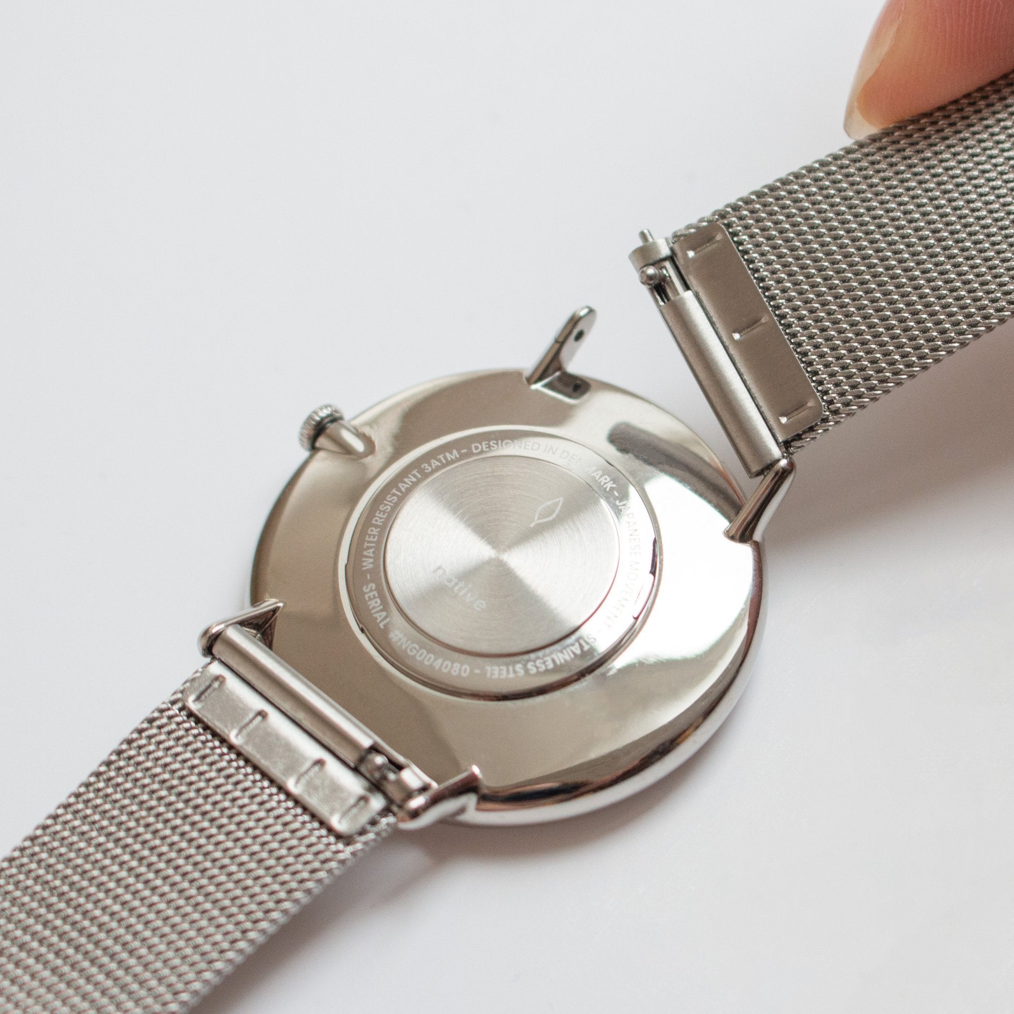 NORDGREEN Native 28mm Silver White Wristwatch