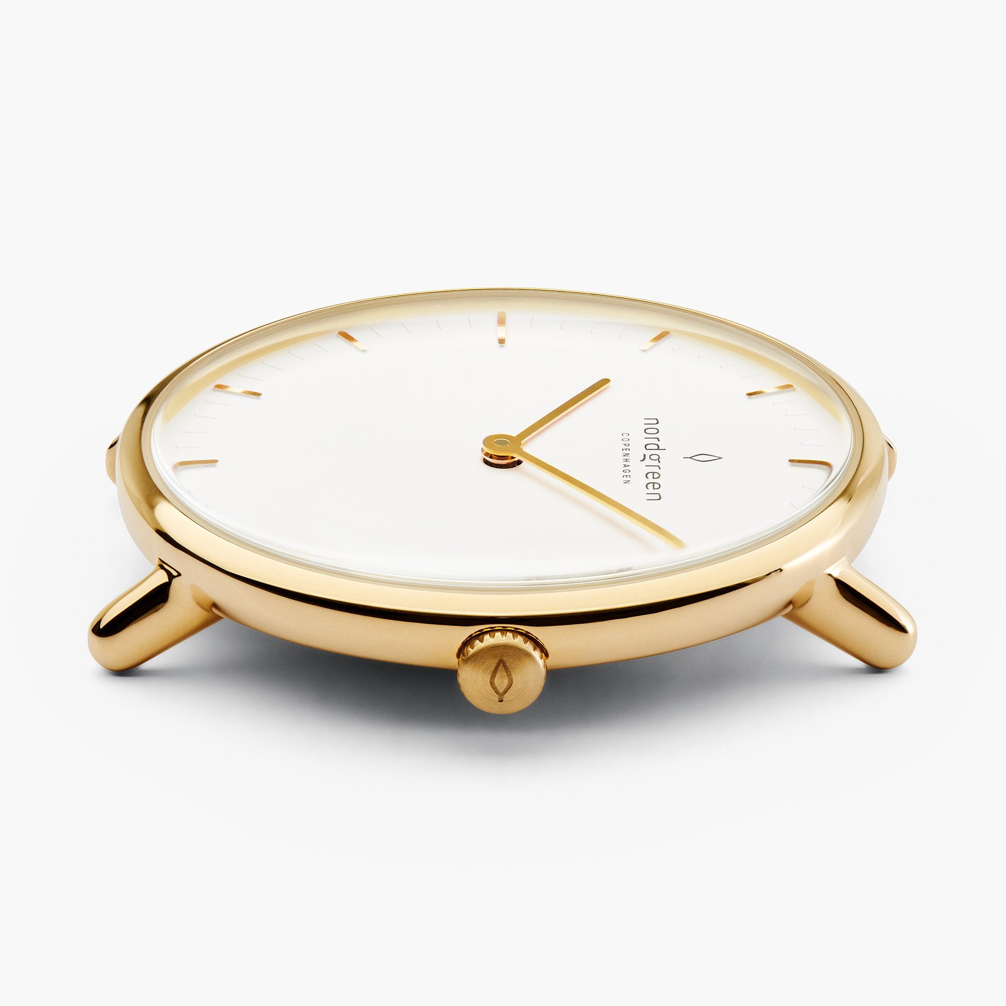 NORDGREEN Native 32mm Gold White Wristwatch