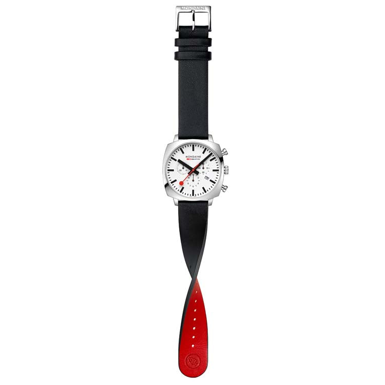 Mondaine Grand Cushion Chronograph Watch Set