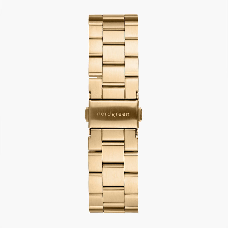 NORDGREEN Philosopher 40mm Gold Black Wristwatch