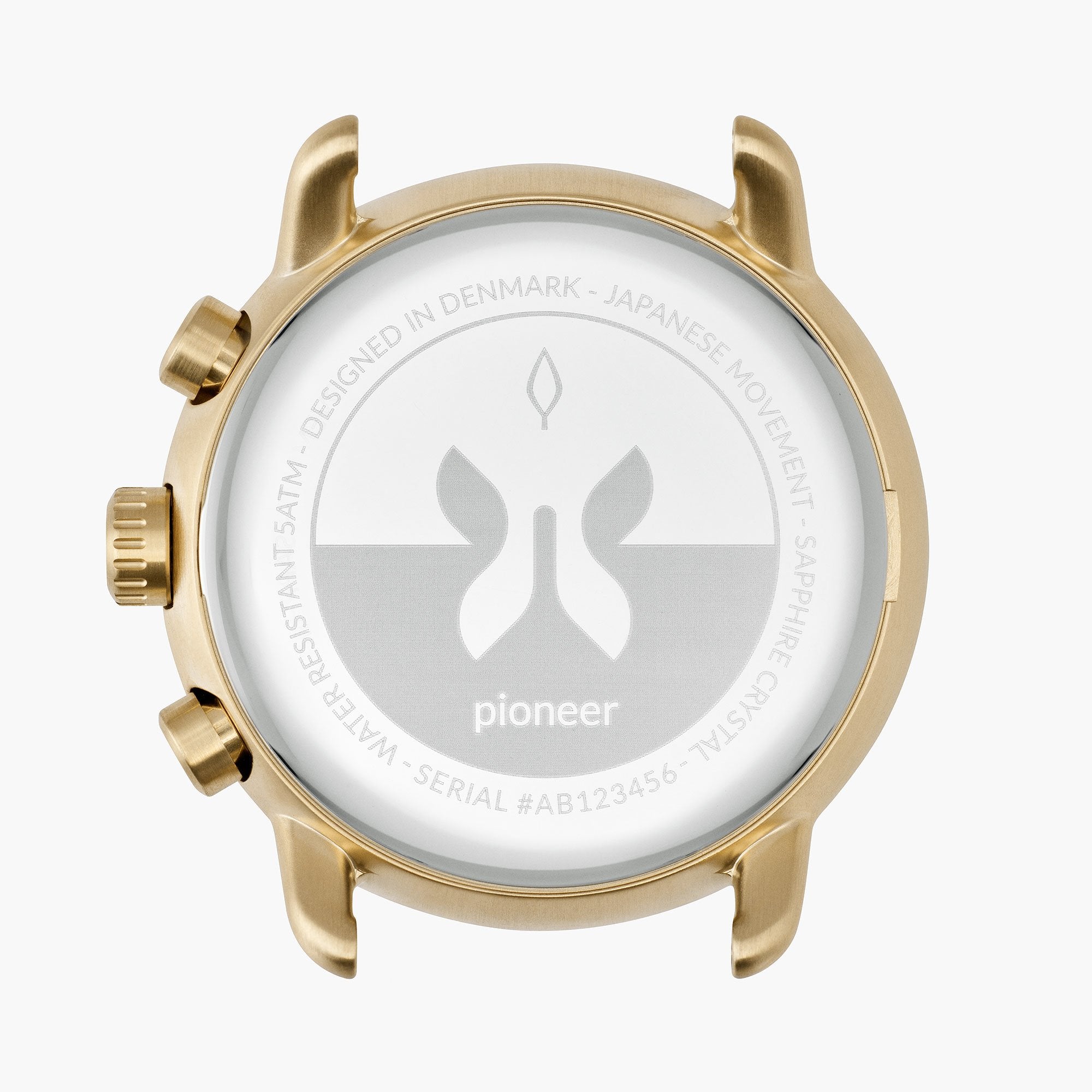 NORDGREEN Pioneer 40mm Gold Black Chronograph