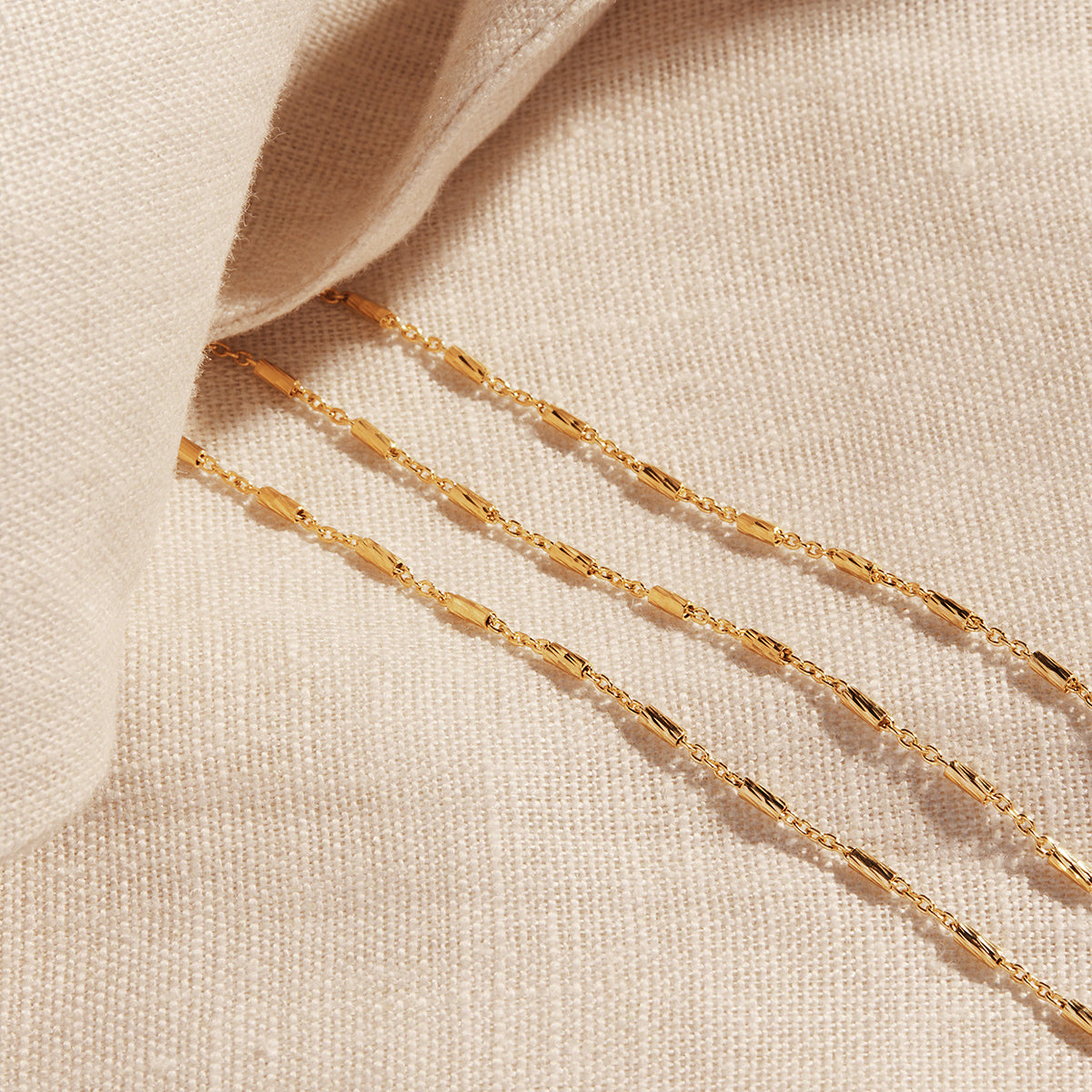 Najo Equilibrium Yellow Gold Chain Necklace