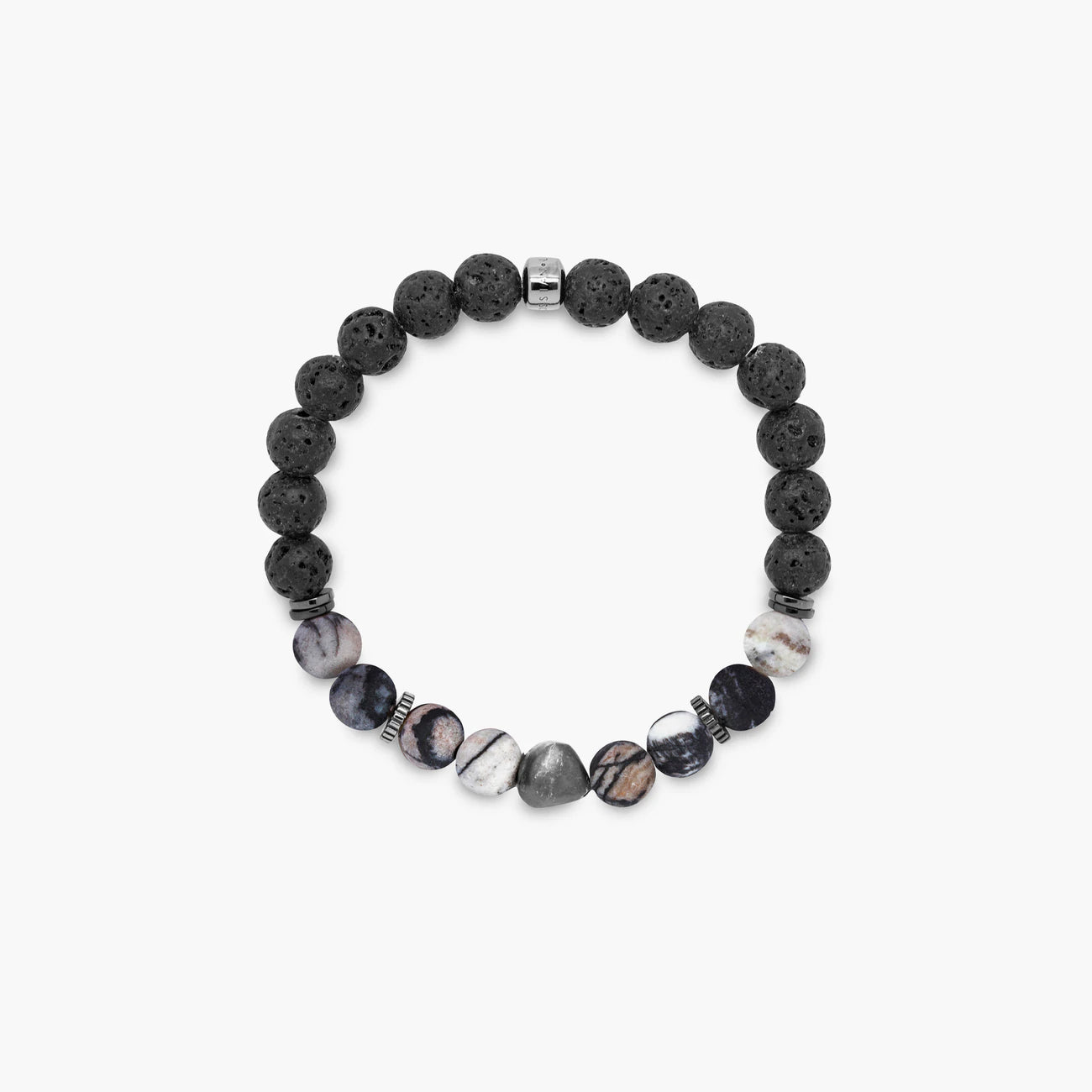 Tateossian Spiderweb Jasper Nugget Bracelet