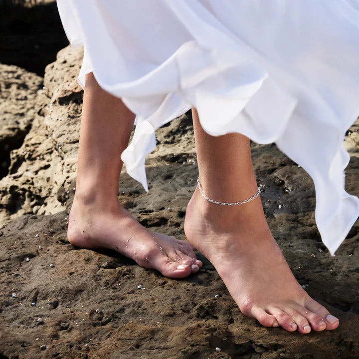 NAJO Vista Silver Anklet
