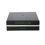Tateossian Pop Rigato Double Wrap Leather Bracelet In Black Gold