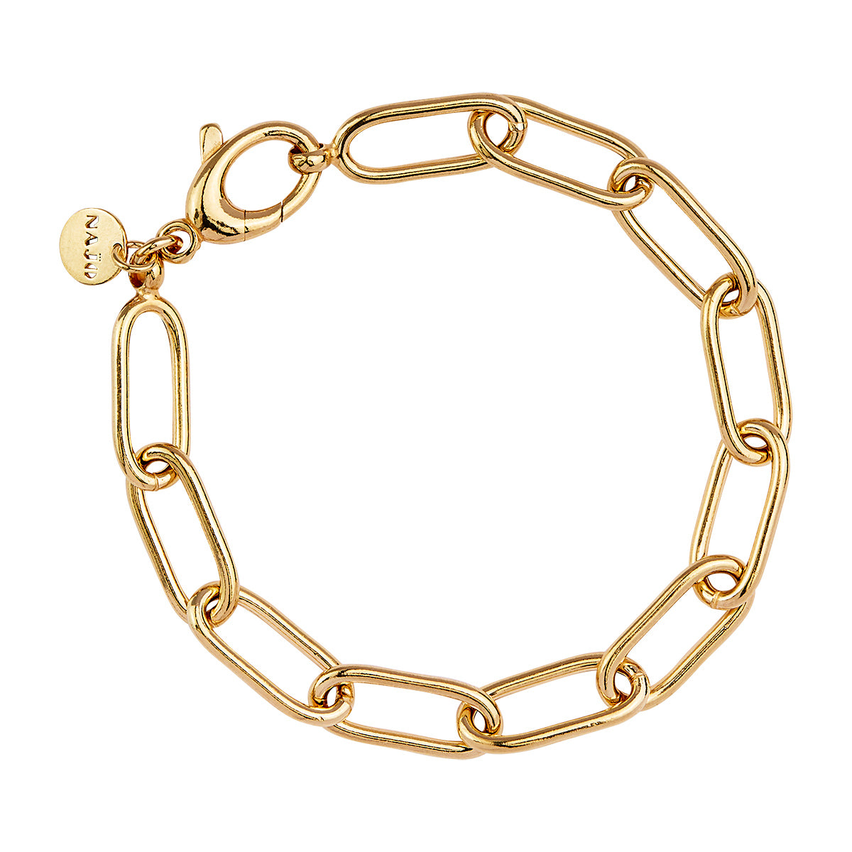 NAJO Gold Vista Large Link Bracelet