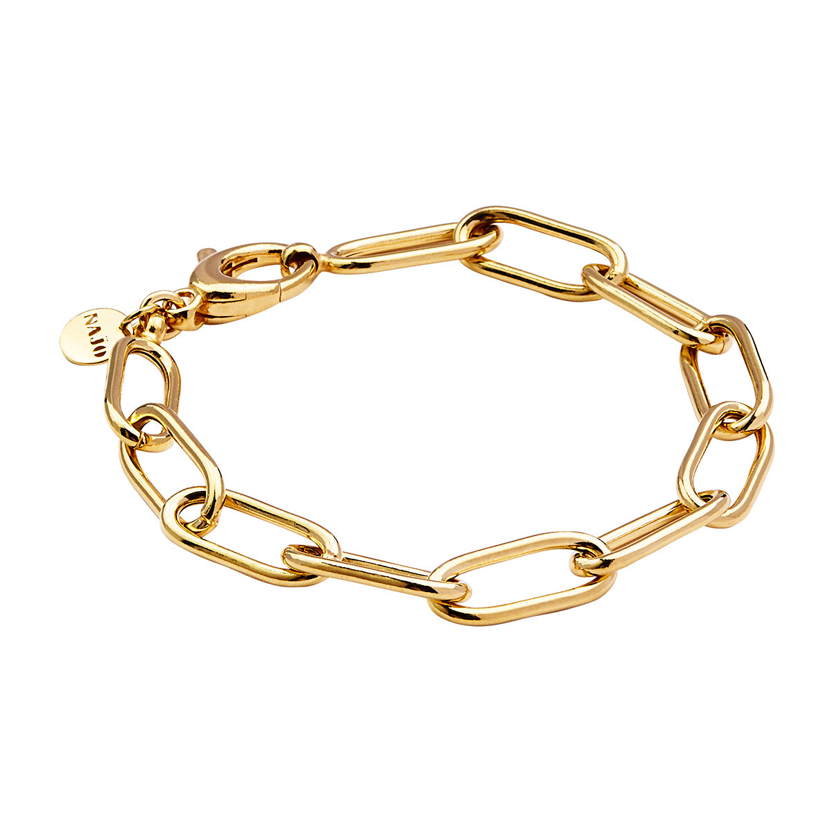 NAJO Gold Vista Large Link Bracelet