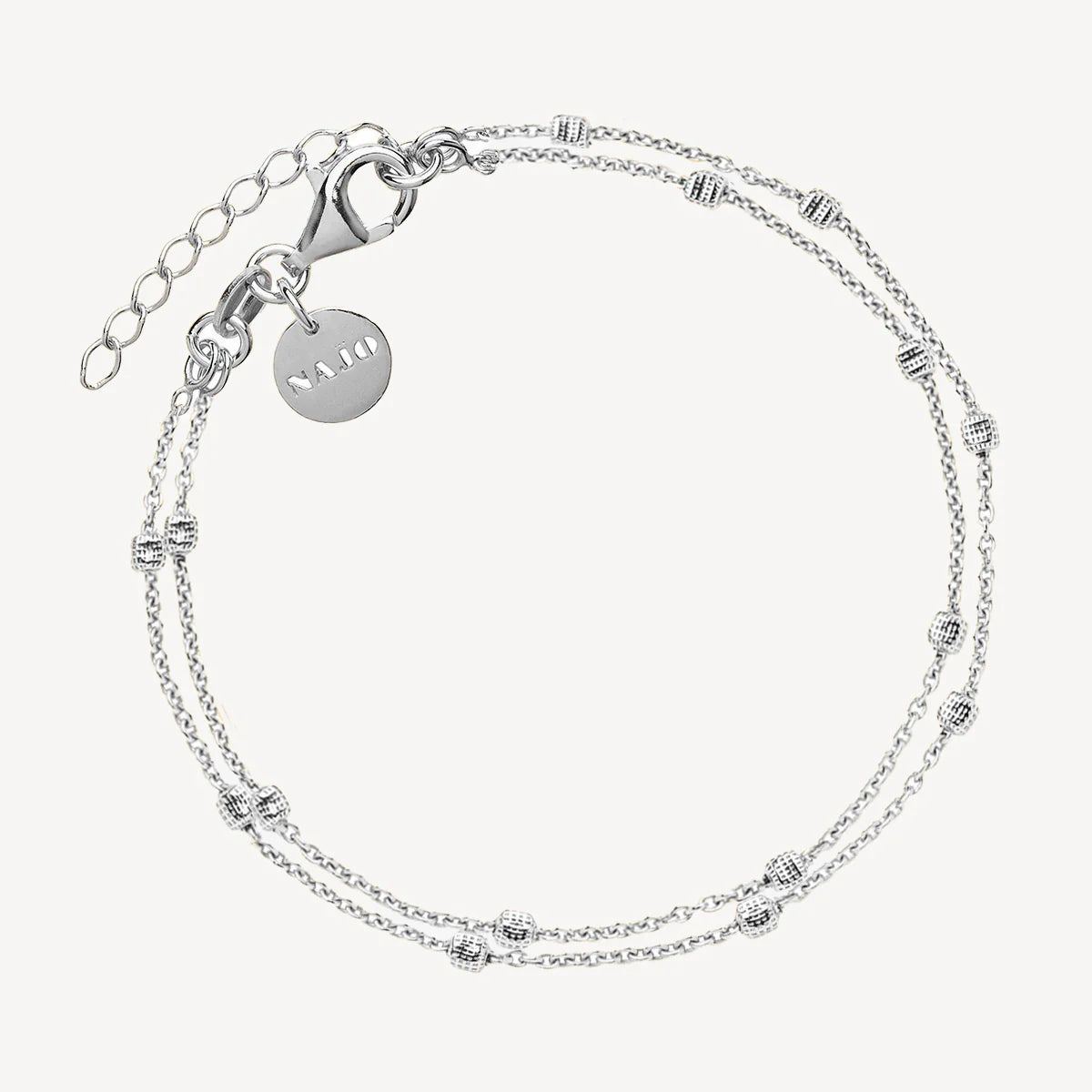Najo Birdsong Silver Chain Bracelet