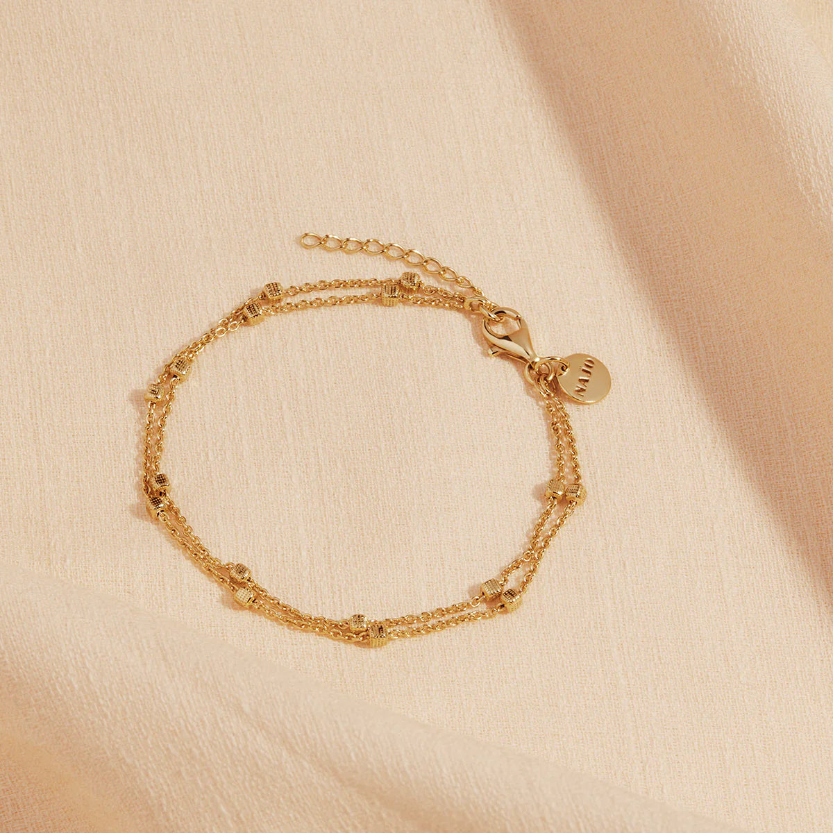 Najo Birdsong Yellow Gold Chain Bracelet