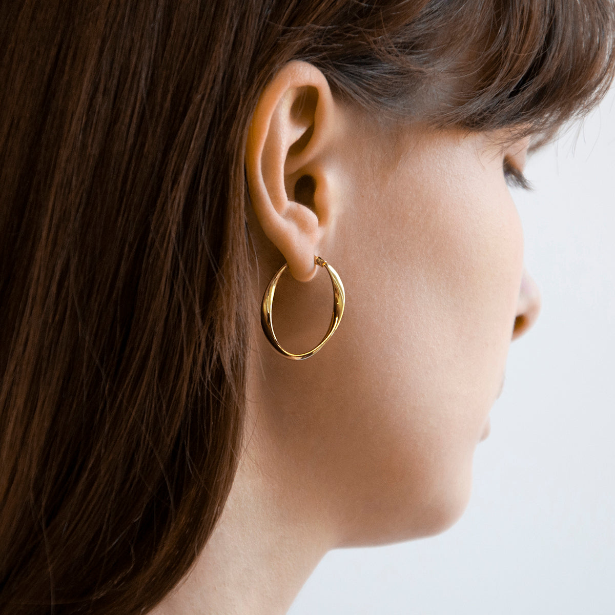 Najo Yellow Cinta Hoop Earring