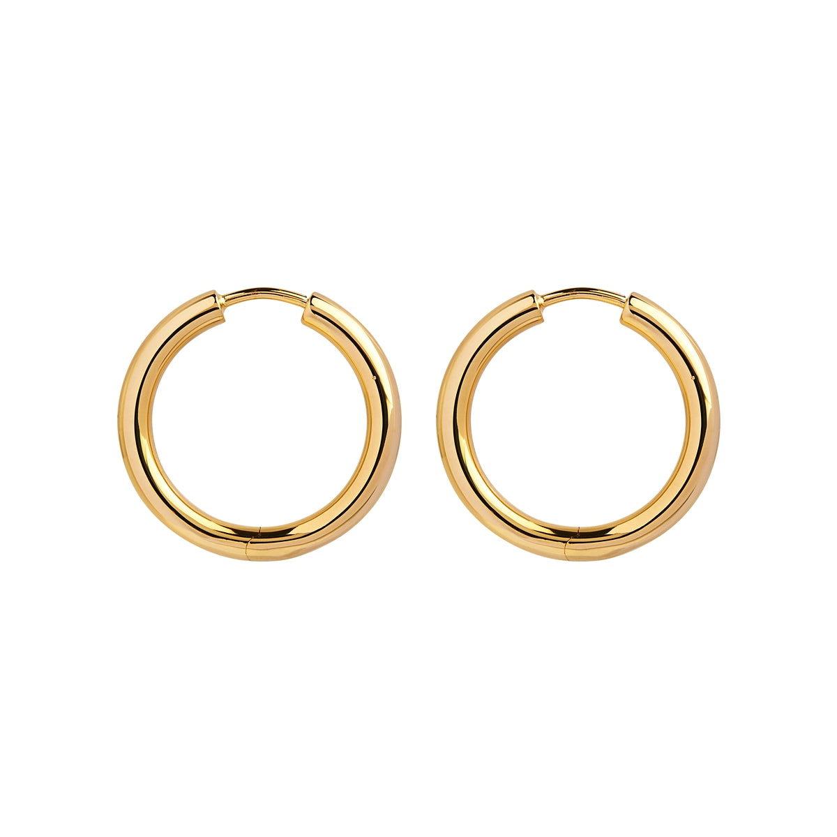 NAJO Subtle Yellow Gold Huggie Earring