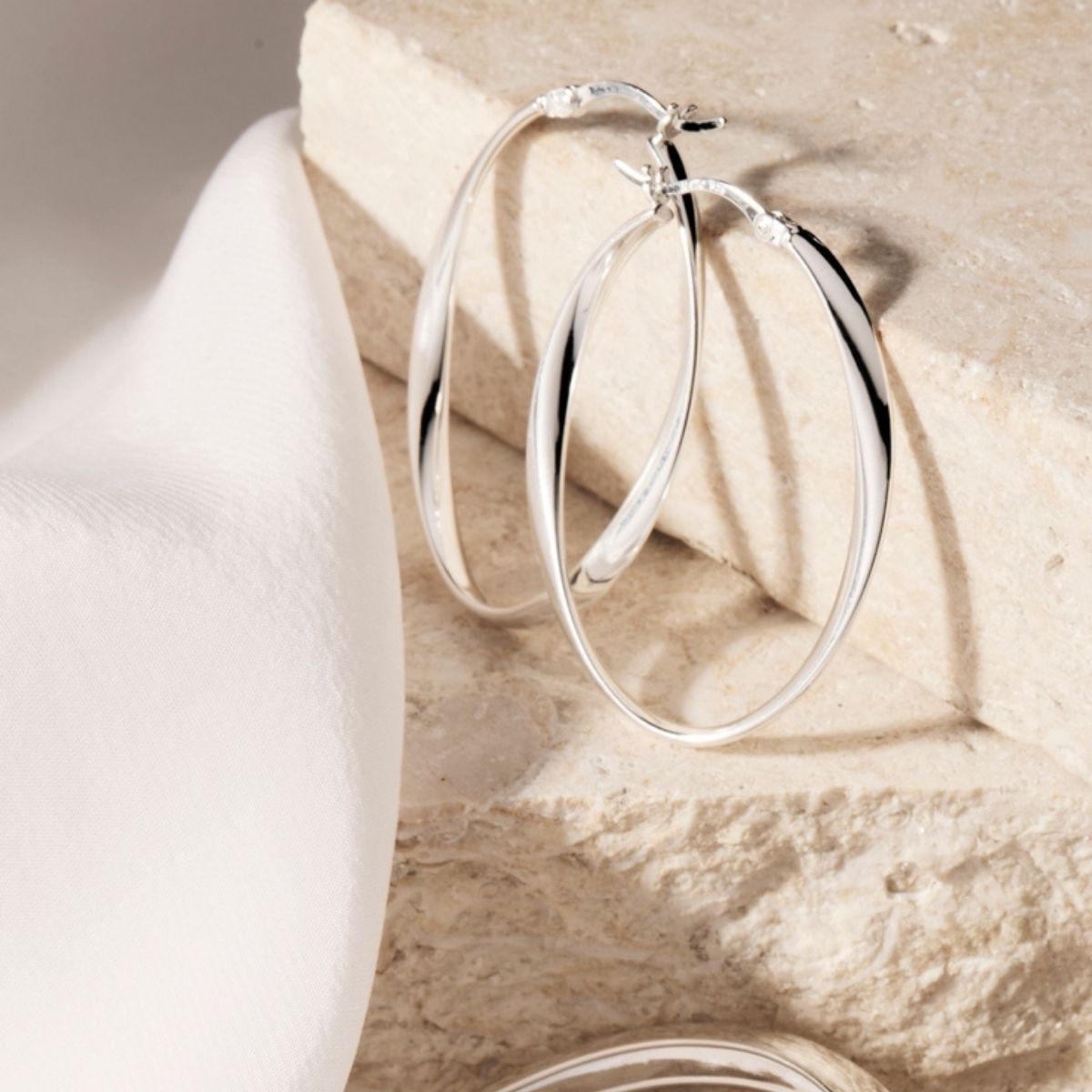 NAJO Large Cinta Hoop Earring