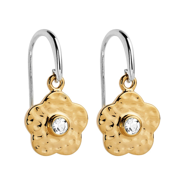 NAJO Forget-Me-Not Gold Drop Earring
