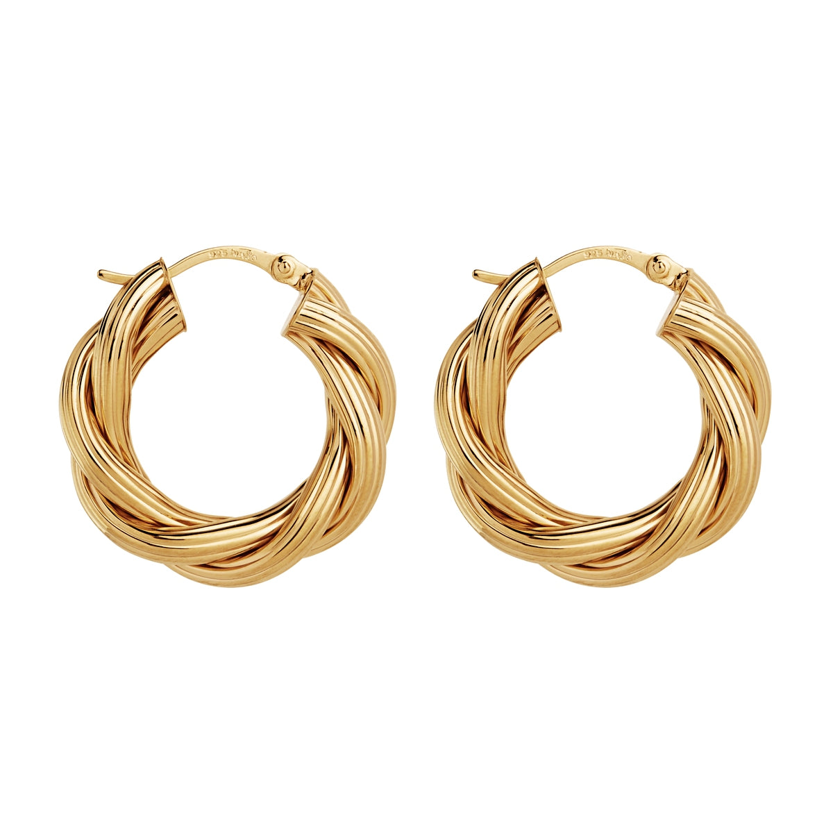 NAJO Gold Glamour Hoop Earring