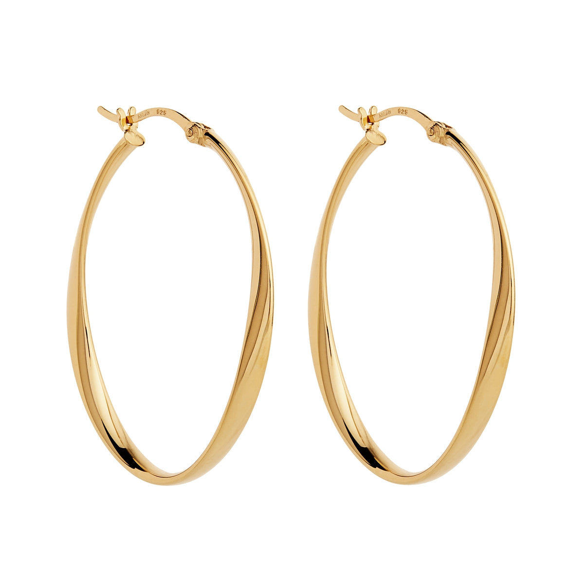 NAJO Cinta Large Hoop Earring - Gold