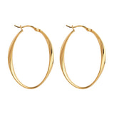 NAJO Cinta Large Hoop Earring - Gold