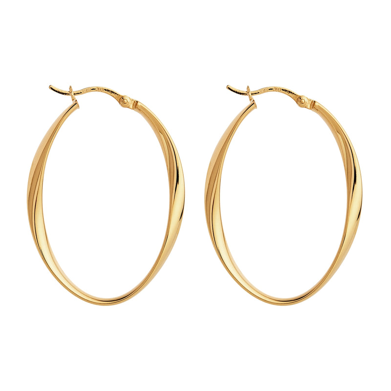 NAJO Cinta Large Hoop Earring - Gold