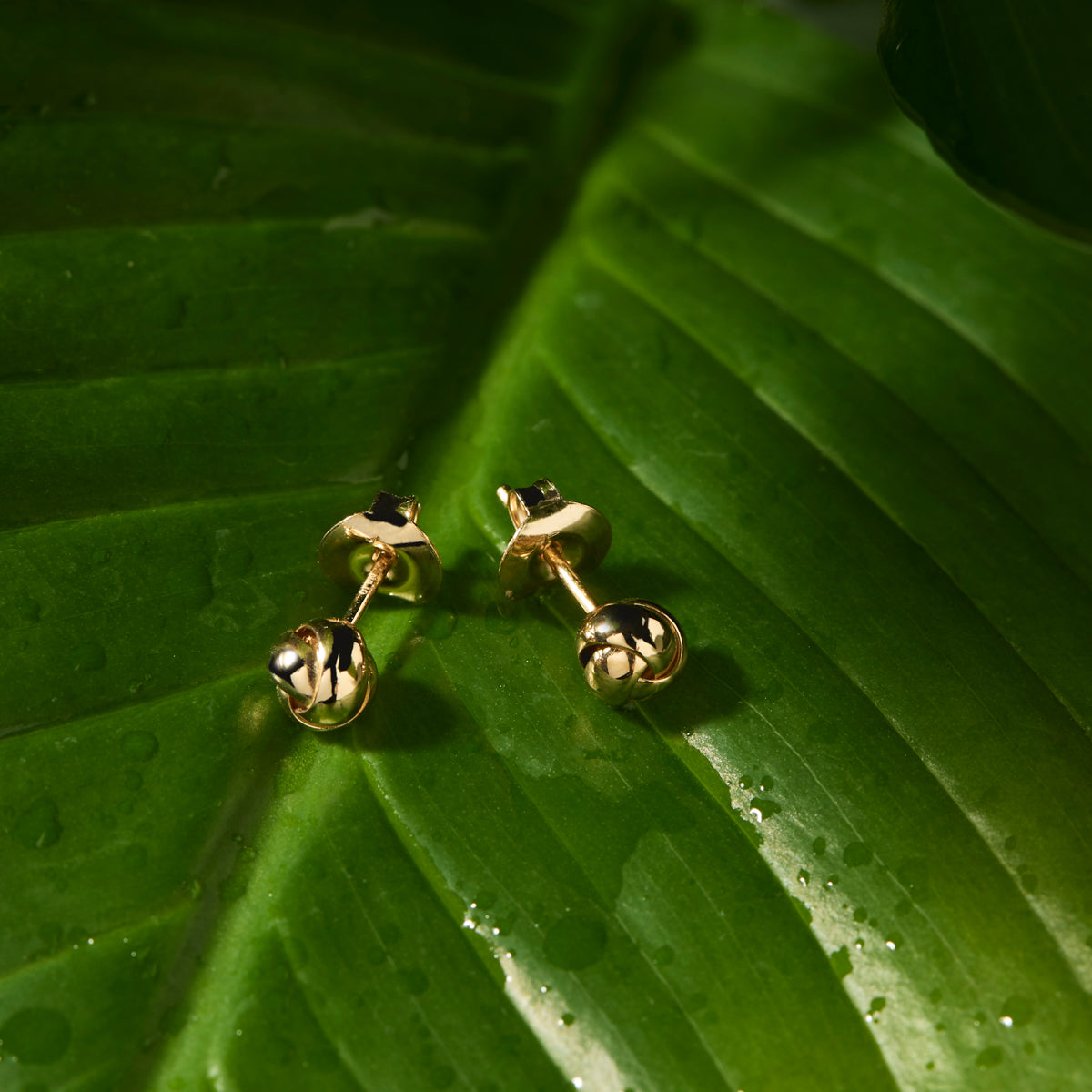 NAJO Gold Floret Stud Earrings
