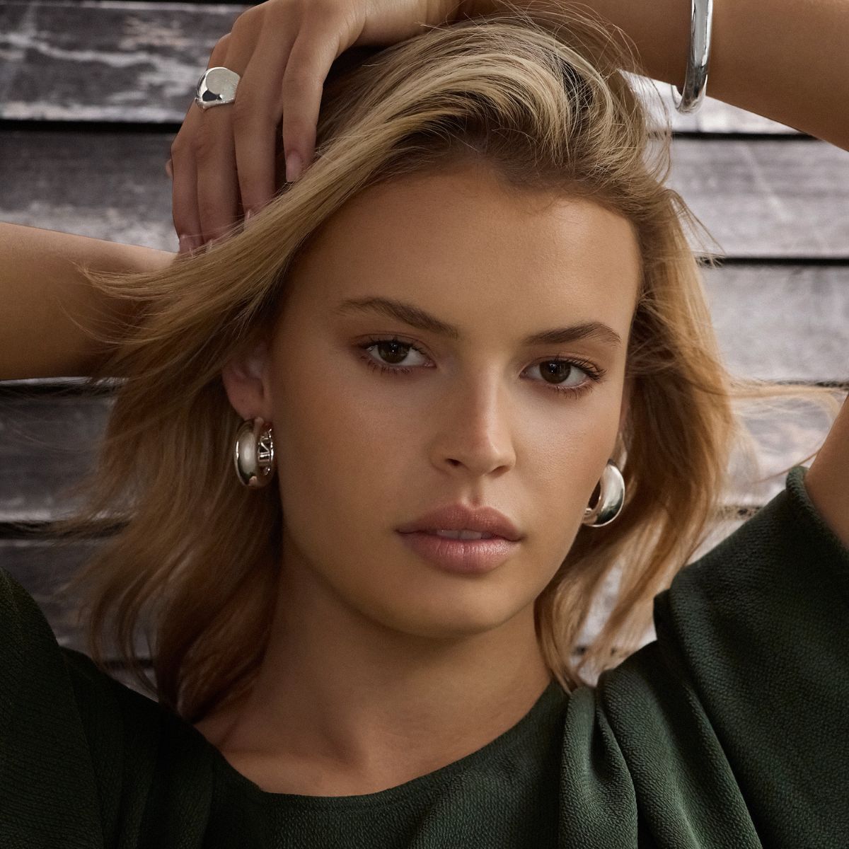 NAJO Panorama Hoop Earrings