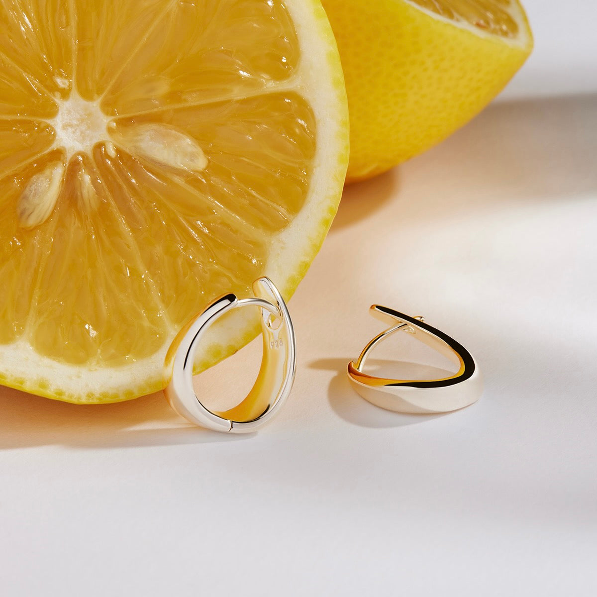 Najo The Plunge Silver Earrings