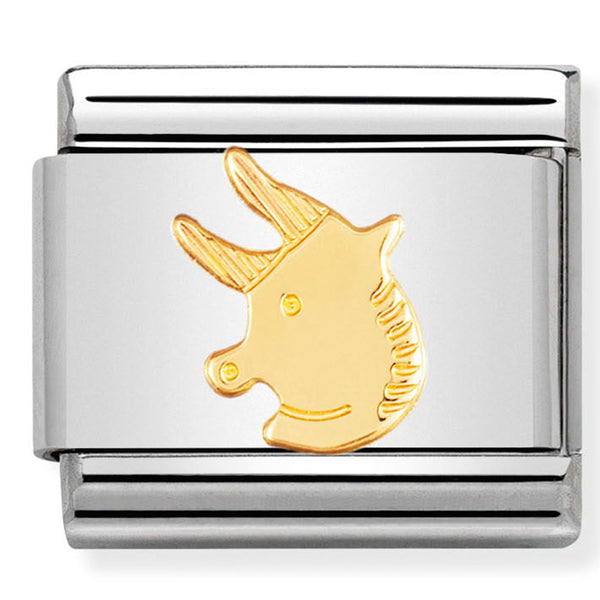 Nomination Composable 18ct Gold Zodiac Taurus