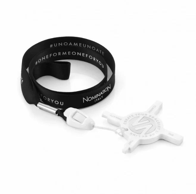 Nomination Classic Matte Black PVD Composable Starter Bracelet