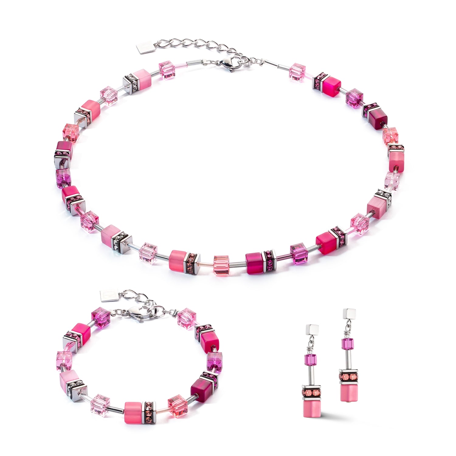 COEUR DE LION Viva Magenta Iconic GeoCUBE® Bracelet