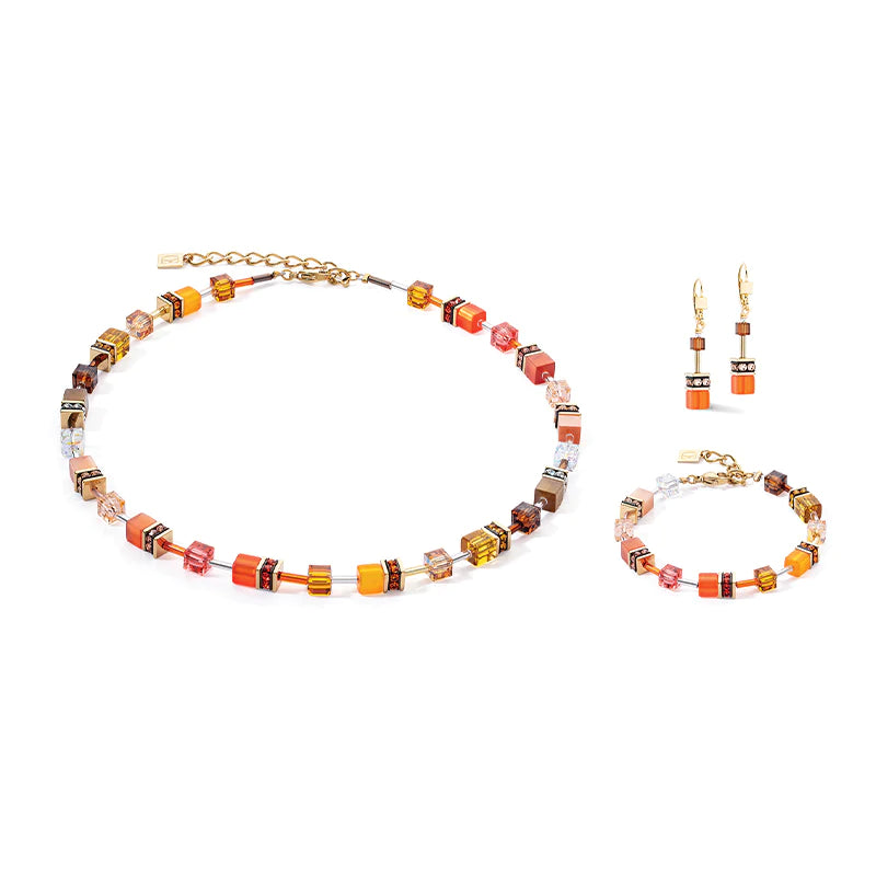 Coeur de Lion Sunset Gold Iconic GeoCUBE® Bracelet