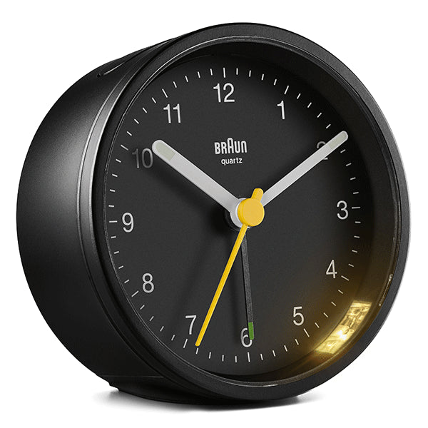 BRAUN Classic Black Travel Alarm Clock