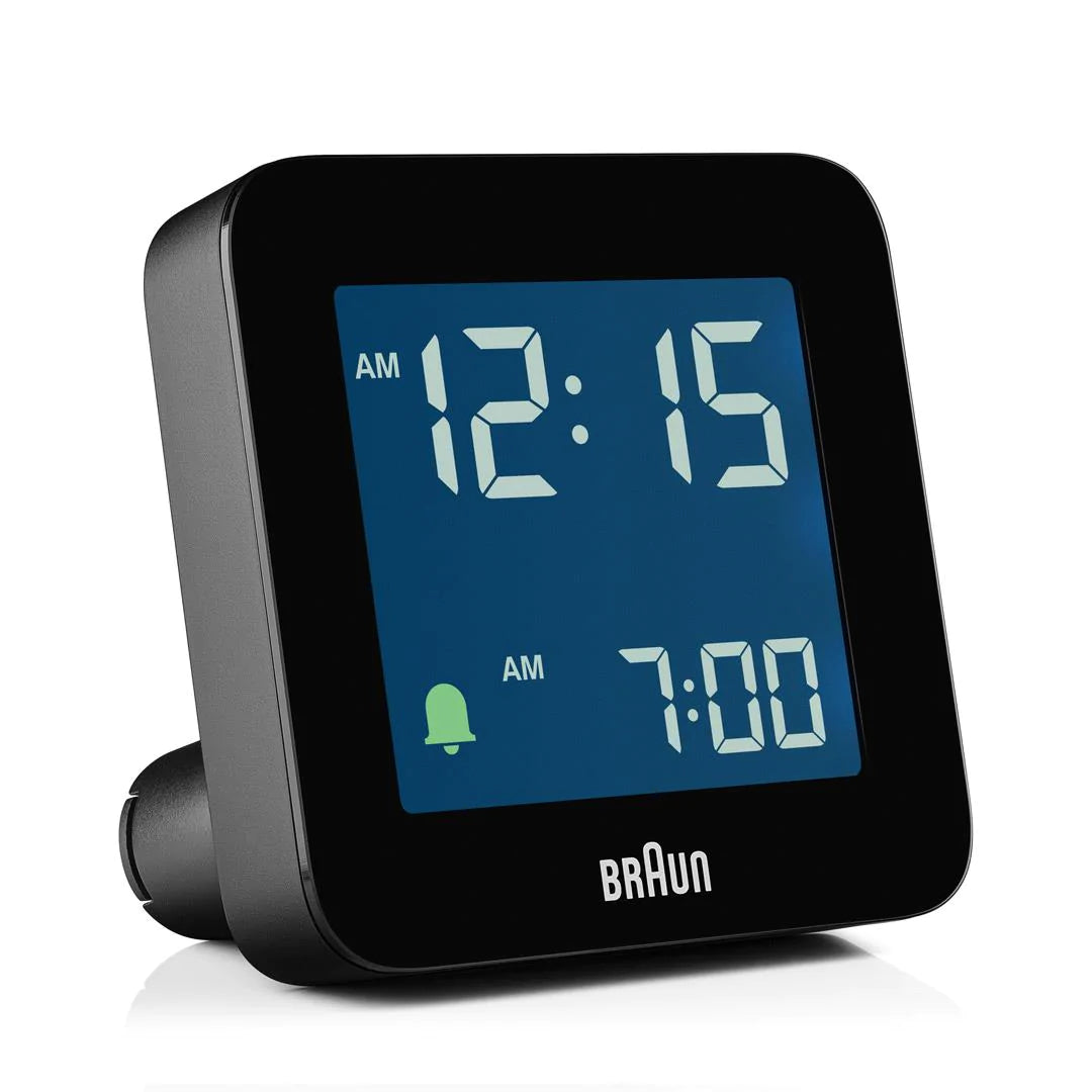 BRAUN Black Digital Alarm Clock
