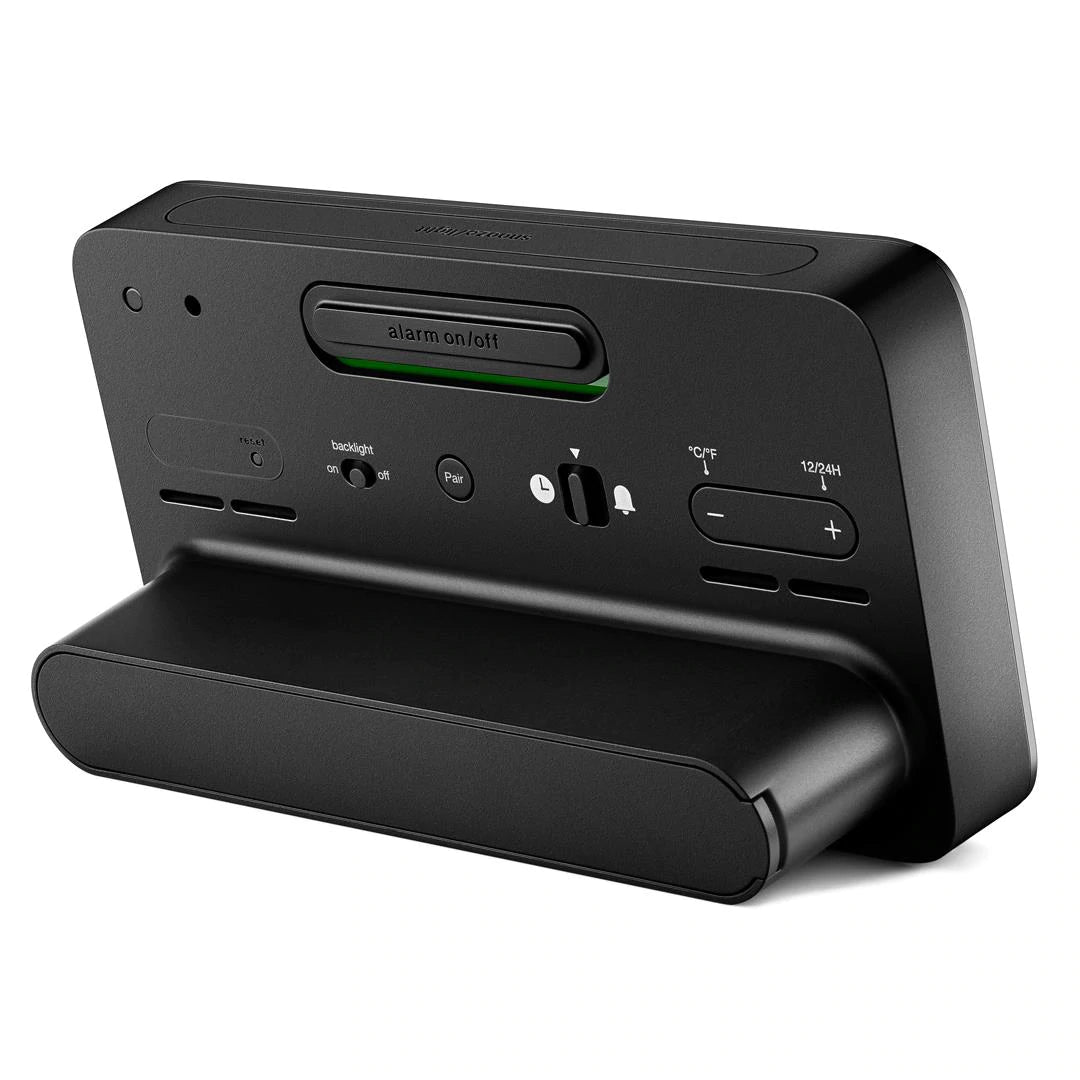 BRAUN Black Weather Station Alarm Clock