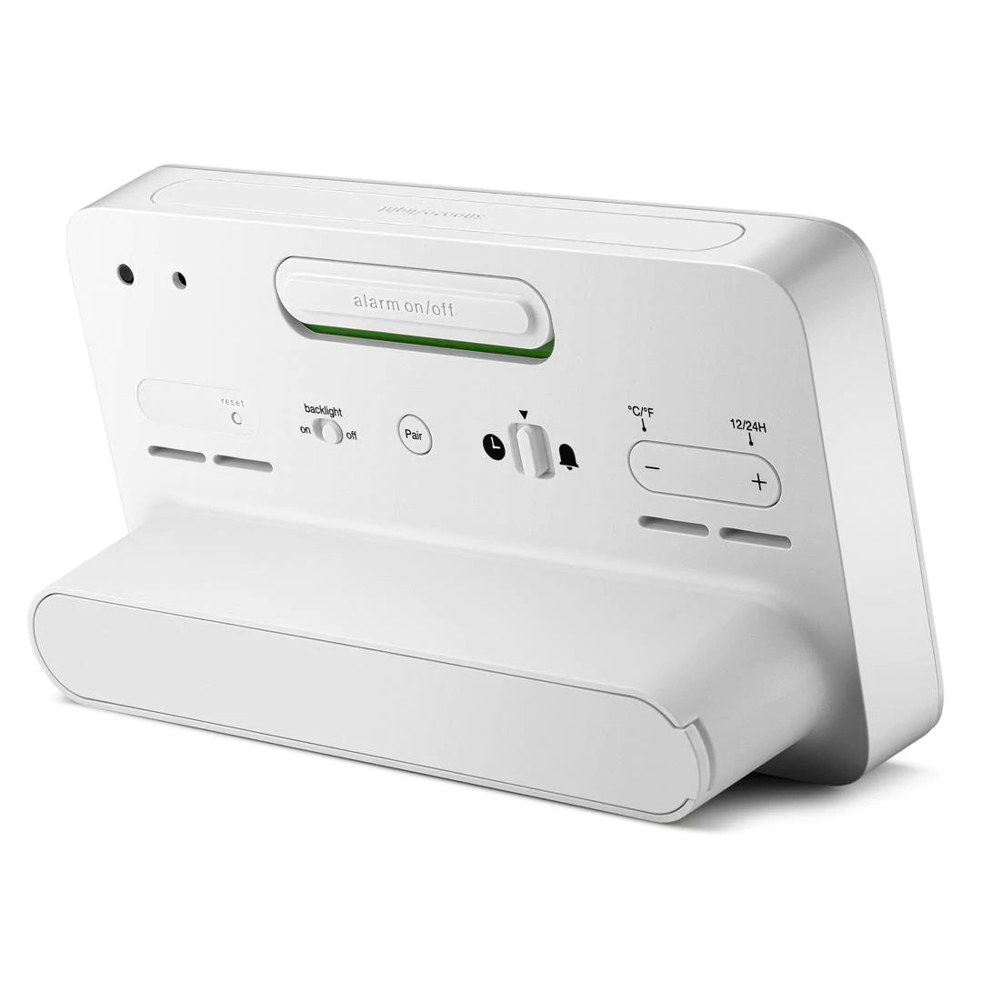 BRAUN White Weather Station Alarm Clock