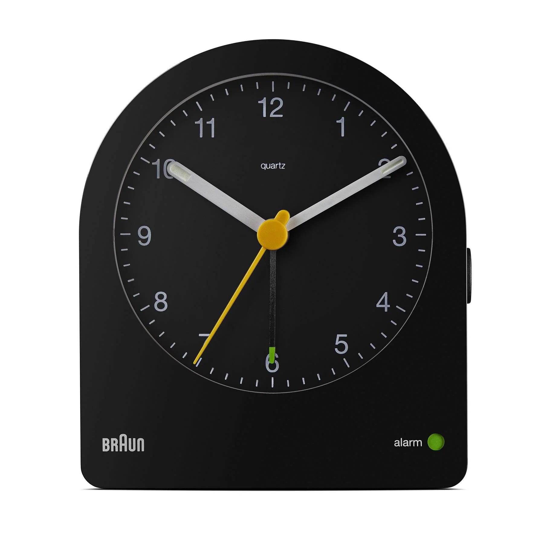 BRAUN Black Backlit Analogue Alarm Clock