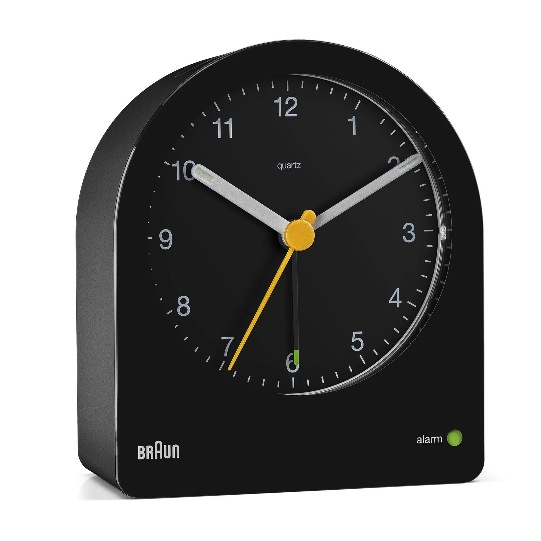 BRAUN Black Backlit Analogue Alarm Clock