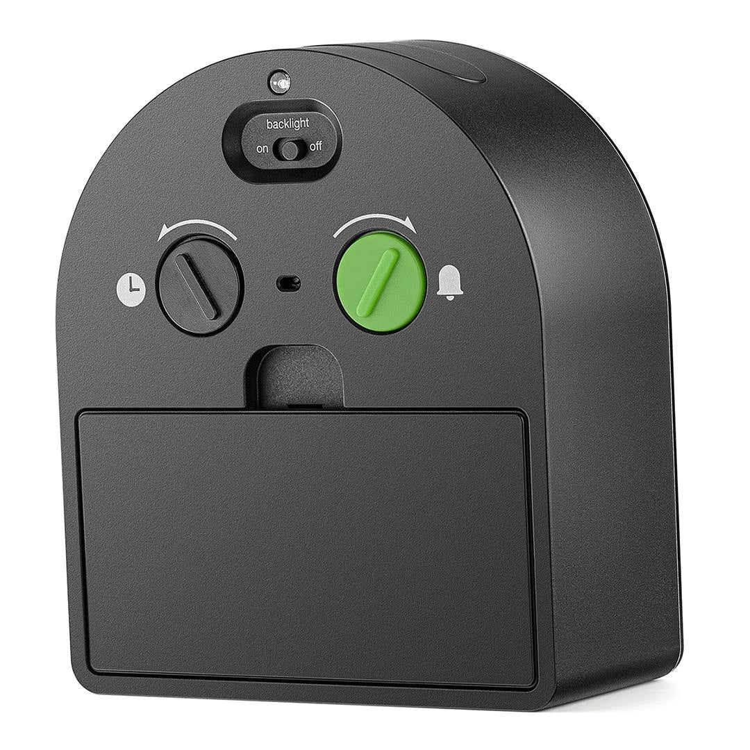 BRAUN Black Backlit Analogue Alarm Clock