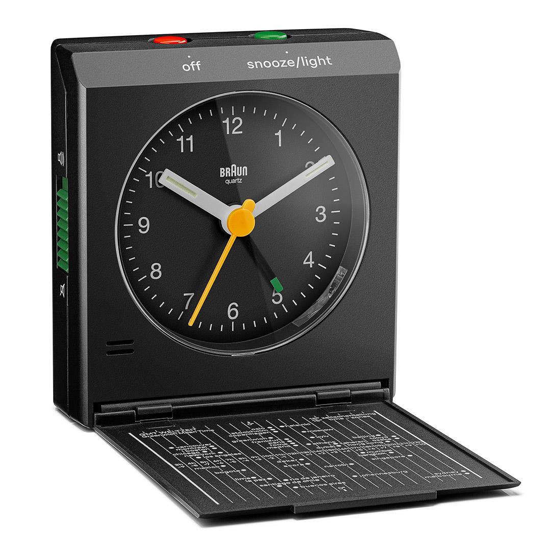 BRAUN fragment travel alarm clock 置時計 黒 Braun × Fragment BC03BFU ブラウン×フラグメント Alarm clock (BRAUN