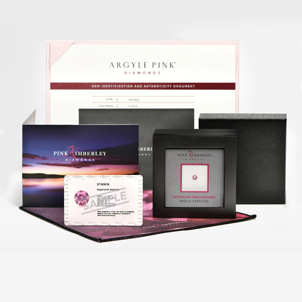 Loose 0.12ct Argyle Pink Diamond