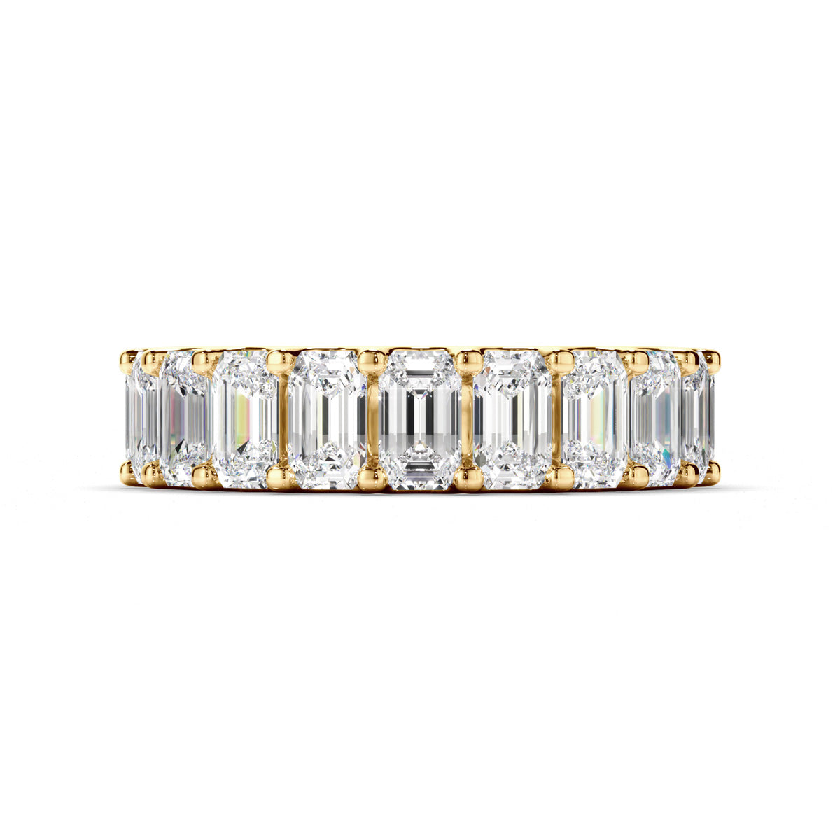 Emerald Cut Diamond Eternity Ring