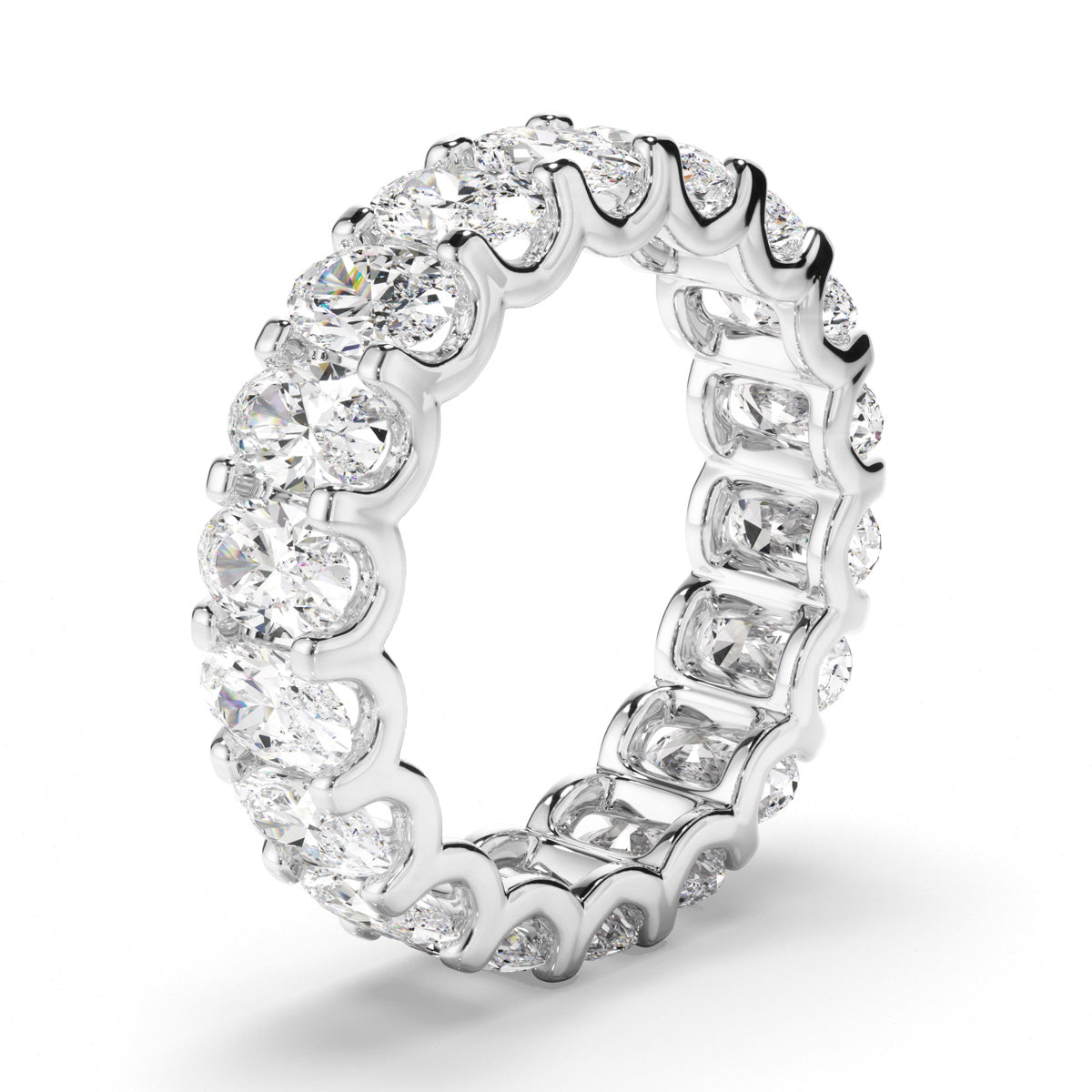 Oval Cut Diamond Eternity Ring