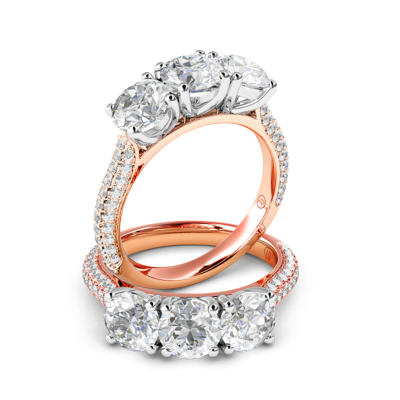 Savannah Diamond Trilogy Engagement Ring